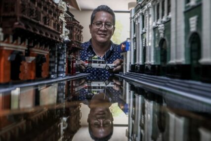 ldrin Aguilar gradi repliku grada Lime koristeći milione komada Lego kockica