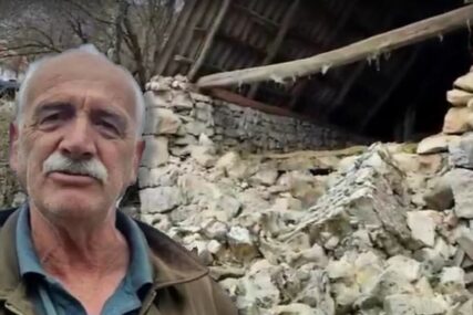 Šteta nakon zemljotresa u selu u Crnoj Gori