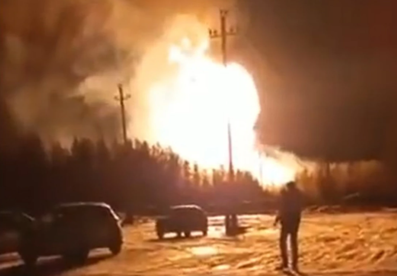 Požar na gasovodu u Sibiru