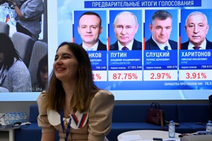 PRELIMINARNI REZULTATI IZBORA Putin osvojio više od 87 odsto glasova birača