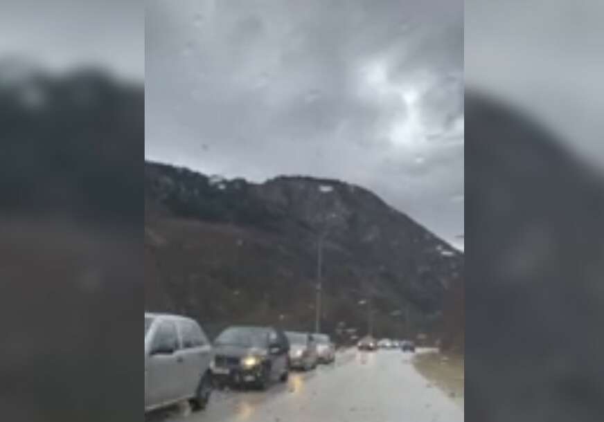 Velike gužve na putu Sarajevo-Pale zbog saobraćajne nesreće