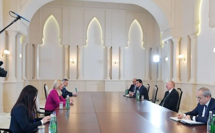 (FOTO) CVIJANOVIĆEVA U BAKUU Srpski član predsjedništva BiH sastala se sa predsjednikom Azerbejdžana, evo o čemu su razgovarali