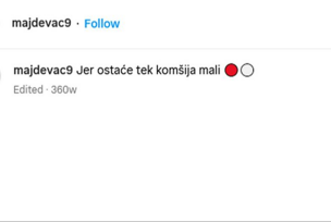 FOTO: MAJDEVAC9/INSTAGRAM/SCREENSHOT