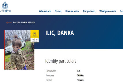 NA SNAZI ŽUTA POTJERNICA Interpol raspisao potragu za nestalom Dankom Ilić (2)