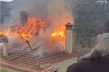 Požar u manastiru na Svetoj Gori