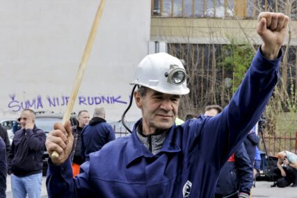 protest rudara u Sarajevu
