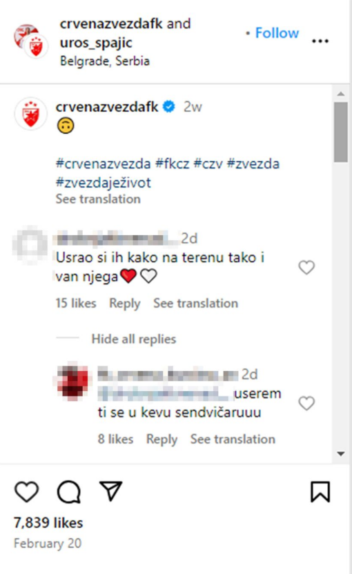 FOTO: FK CRVENA ZVEZDA/INSTAGRAM