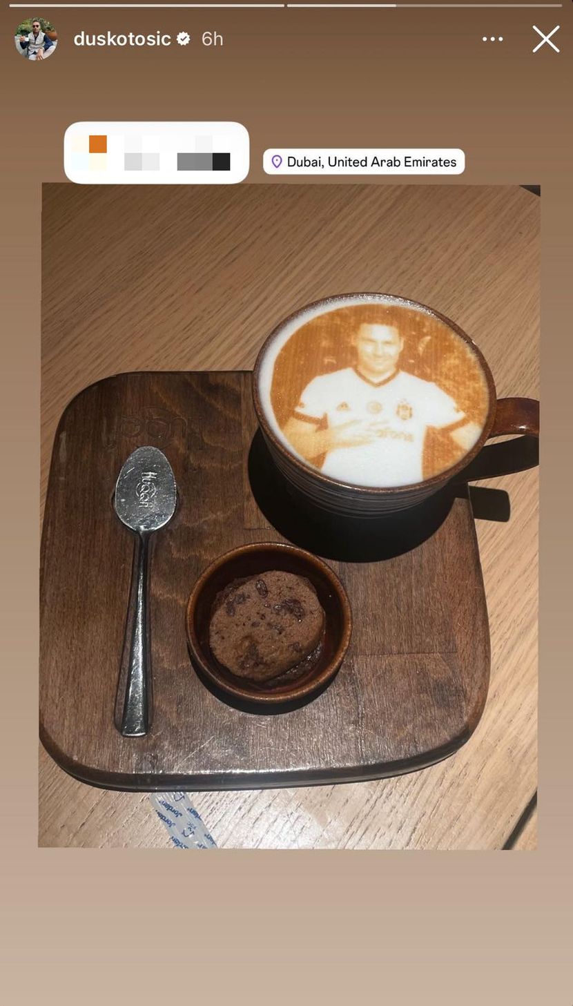 Duško Tošić, objava 