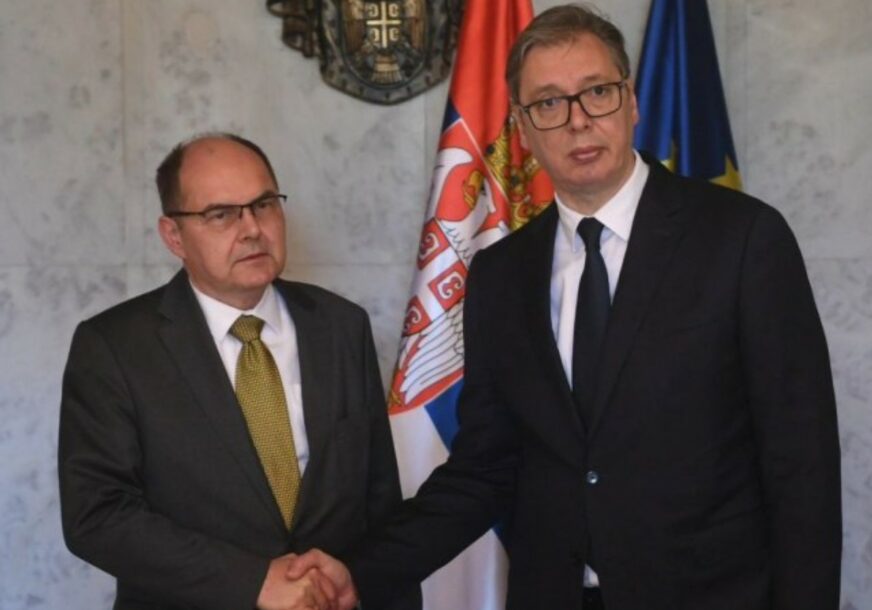Kristijan Šmit i Aleksandar Vučić