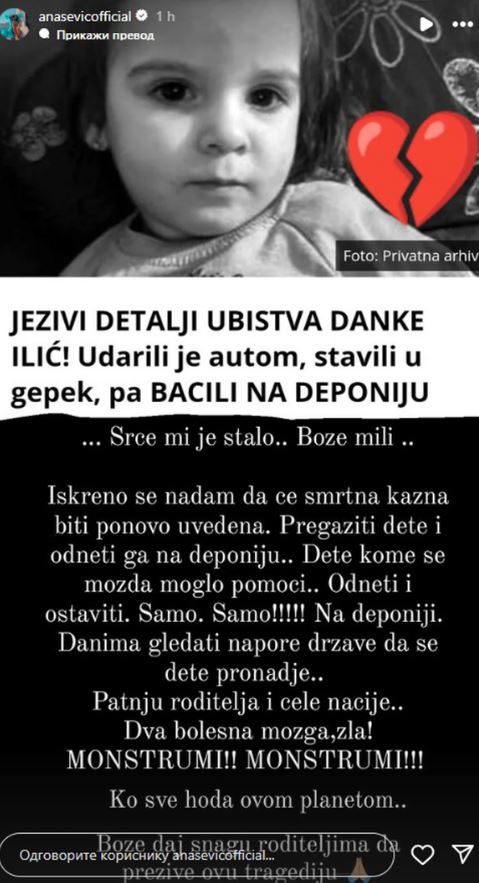 Ana Sević o Danki Ilić 