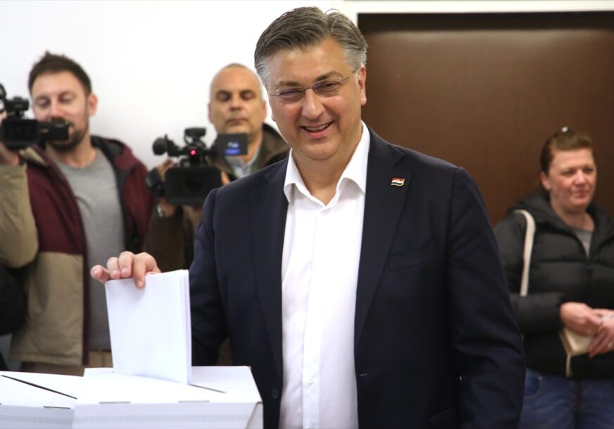 Andrej Plenković glasanje izbori Hrvataska
