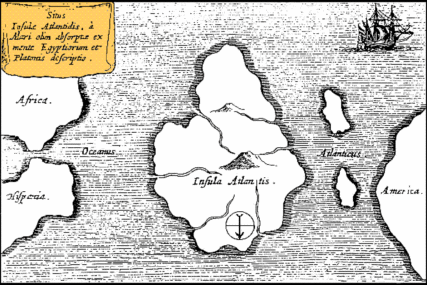 mapa Atlantide