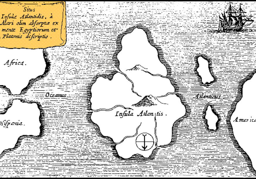 mapa Atlantide