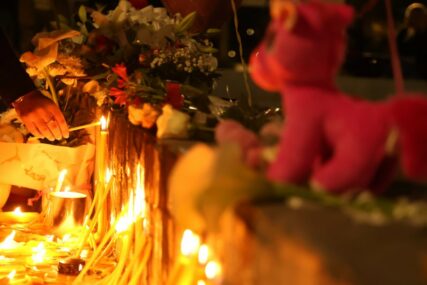 Paljenje sveća ubijenoj Danki Ilić u Bor
