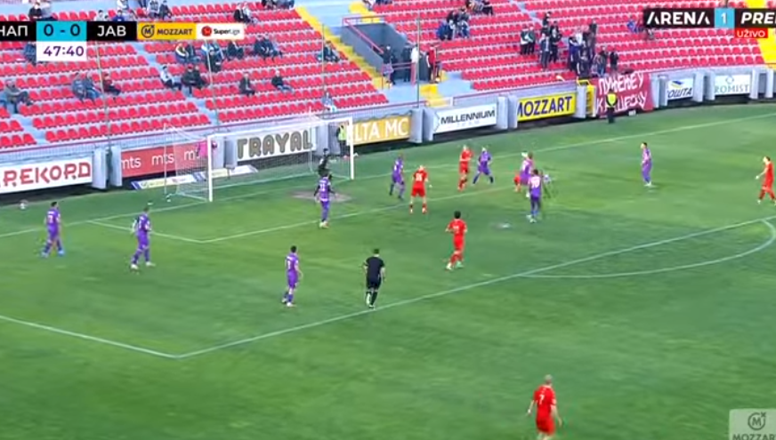 (VIDEO) DA TI STANE PAMET Fudbaler Napretka postigao spektakularan gol i kandidovao ga za pogodak sezone