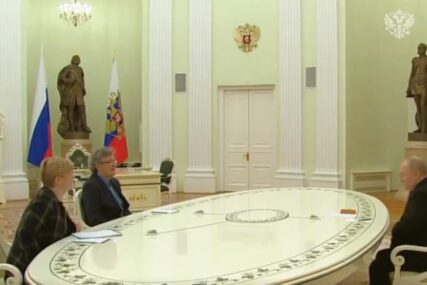 Emir Kusturica na sastanku sa Vladimirom Putinom
