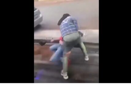 (VIDEO, FOTO) SNIMAK POSTAO VIRALAN Da li je ovo Matijas Lesor tukao čovjeka na ulici?