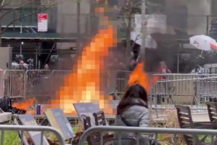 (VIDEO) “Tijelo mu se treslo dok je živ gorio” Šokirana novinarka CNN gledala agoniju čovjeka u plamenu