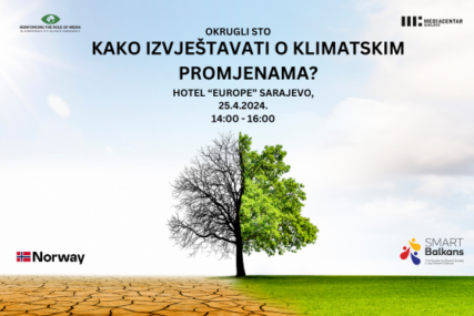 (FOTO) “Jačanje uloge medija u odgovoru na klimatsku krizu” Okrugli sto “Kako izvještavati o klimatskim promjenama?” uskoro u Sarajevu