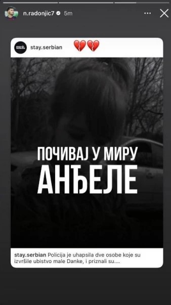FOTO: M.RADONJIC7/INSTAGRAM/SCREENSHOT