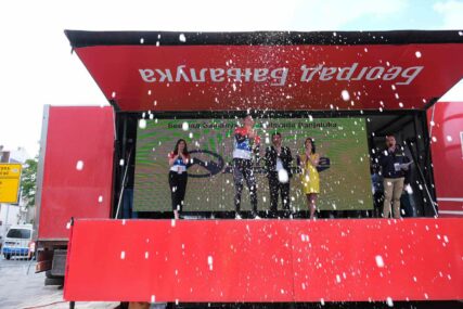 (FOTO) HOPKINS KAO BRZI VOZ Australijanac pobjednik prve etape biciklističke trke "Beograd-Banjaluka"