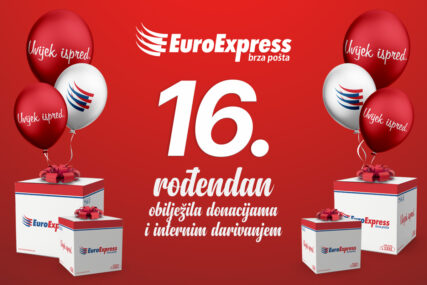 EuroExpress brza pošta 16. rođendan obilježila donacijama i internim darivanjem