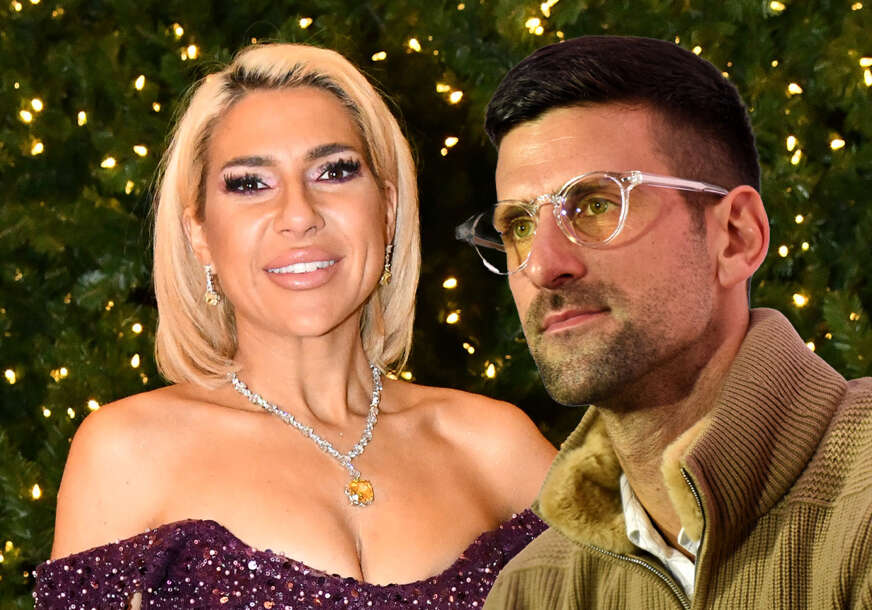 Jovana Jeremić i Novak Đoković