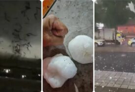 (VIDEO) "KAO ARMAGEDON" Tornado poharao južnu Kinu, padao LED VELIČINE PESNICE, ima stradalih