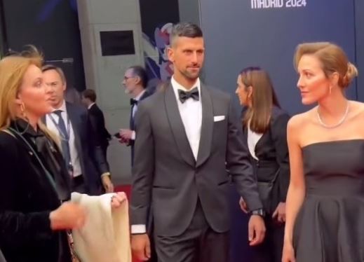 (VIDEO) SVI SU GLEDALI U NJIH Novak i Jelena Đoković očarali javnost po dolasku na dodjelu nagrade za najboljeg sportistu godine