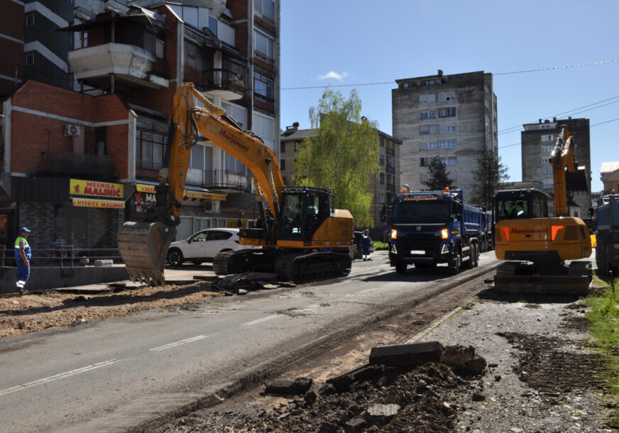 Radovi u strogom centru Prijedora: Počela rekonstrukcija jedne od frekventnijih ulica, iz budžeta grada IZDVOJENO MILION MARAKA