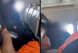 Skandal u avionu: Mladi par IMAO INTIMAN ODNOS naočigled putnika