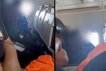 Skandal u avionu: Mladi par IMAO INTIMAN ODNOS naočigled putnika