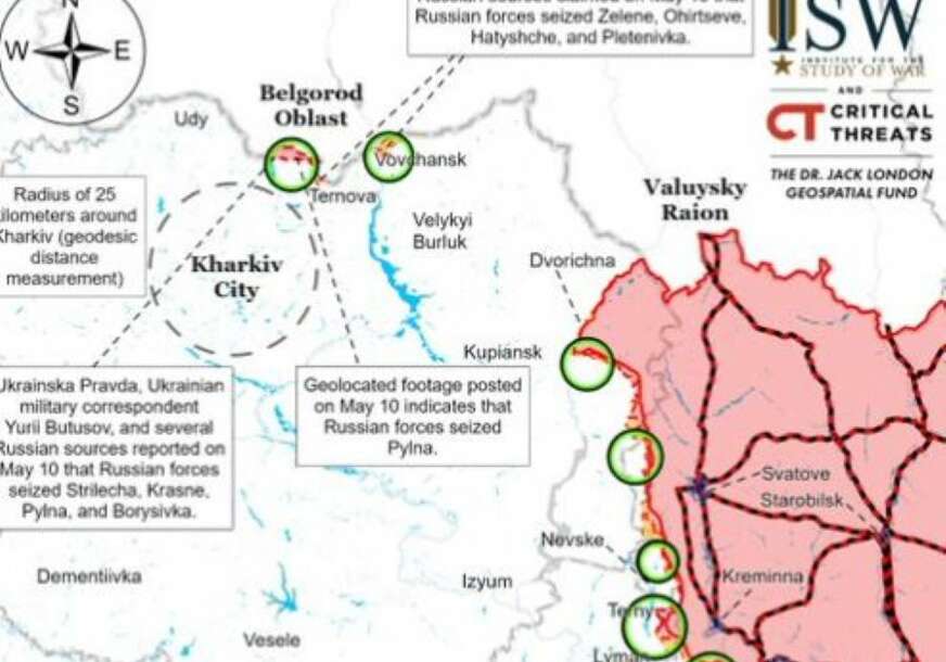 Mapa bitke za Harkov