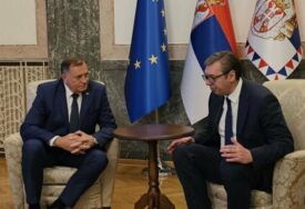 Dodik kod Vučića: Ključna tema reakcija Srba na rezoluciju o Srebrenici