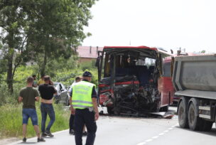 sudar kamiona i autobusa