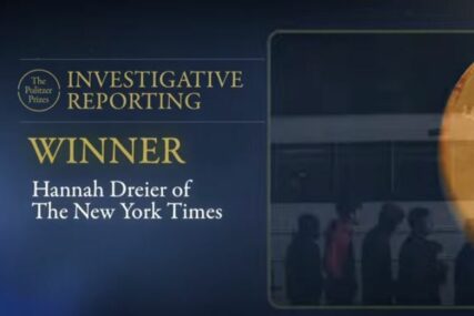 (VIDEO) Dodijeljene Pulicerove nagrade za novinarstvo: Hani Drajer iz Njujork tajmsa priznanje za istraživanje o radu djece migranata