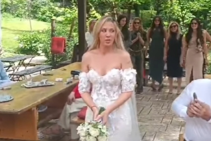 (FOTO) "MOJ BLAGOSLOV" Isidora objavila fotografiju sa vjenčanja, pa Sergeju uputila dirljive riječi