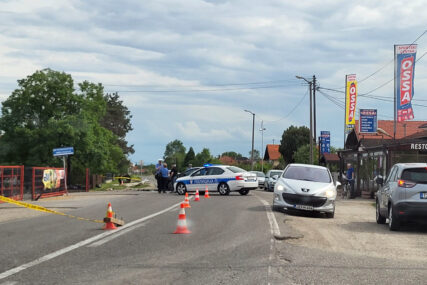saobraćajna nesreća na putu Bijeljina - Zvornik, policija vrši uviđaj