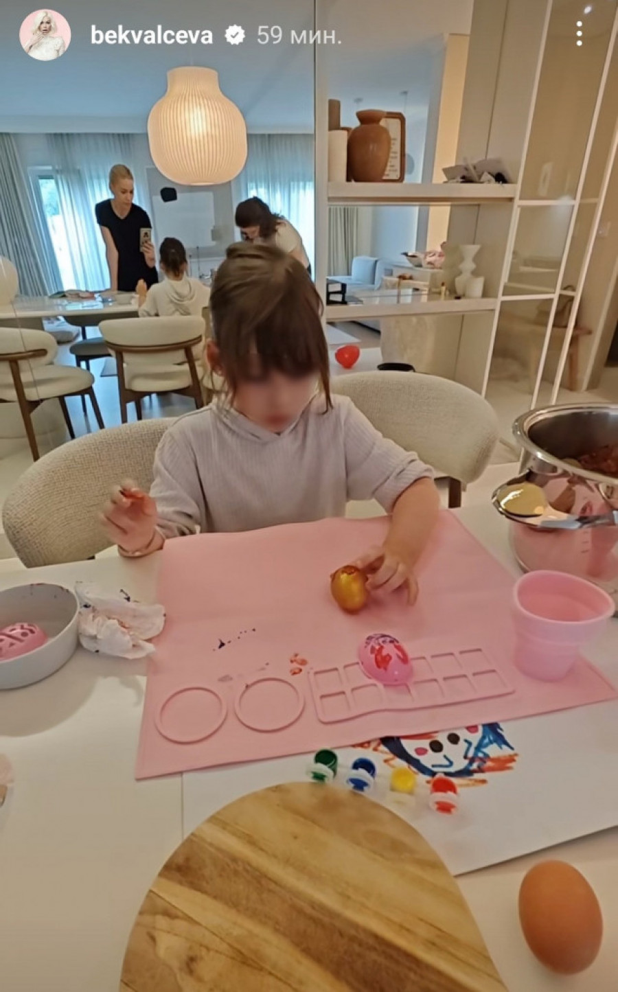 šaranje jaja u domu Nataše Bekvalac
