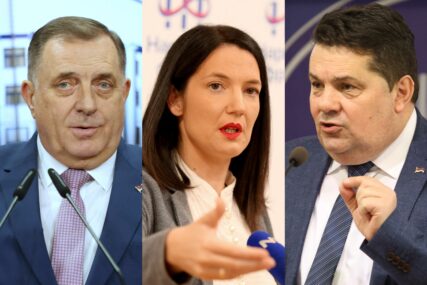kombo Milorada Dodika, Jelene Trivić i Nenada Stevnadića