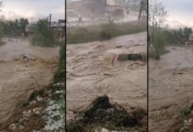 (VIDEO) Poplave napravile haos u Rumuniji: Voda nosi automobile, na snazi narandžasti meteoalarm