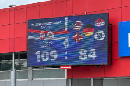 „Ovako danas izgleda Republika Srpska“ Dodik objavio bilbord na kome je rezultat 109:84