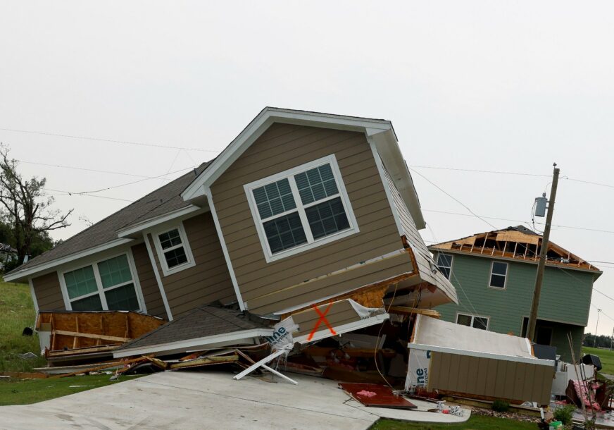 Kuća koju je uništio tornado
