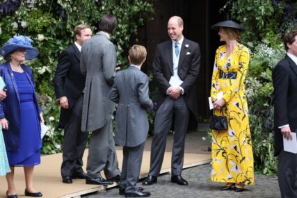 Princ Vilijam na svadbi Hjua Grosvenora 