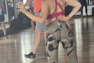 Jovana Jeremić u teretani