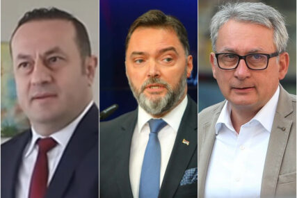 Fatih Kol, Staša Košarac i Mladen BosićBosić
