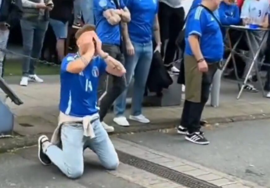 (VIDEO) "PROVOKACIJA" ALBANACA Hit reakcija navijača Italije nakon "sukoba" na ulicama Dortmunda