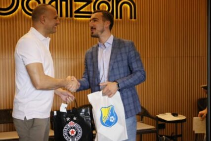 (FOTO) Potpisan partnerski sporazum: Partizan i Rudar Prijedor dogovorili saradnju na više nivoa