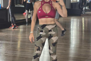 Jovana Jeremić u teretani