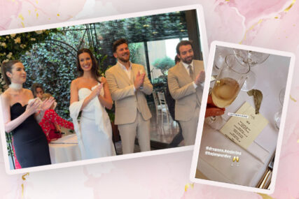 (VIDEO) NA MENIJU GUŠČJA DŽIGERICA, LOSOS I TARTUFI Dragana Kosjerina i suprug Bojan priredili gala svadbeno veselje